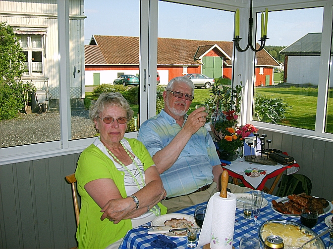 My sister Synøve and brother-in-law Ingvar